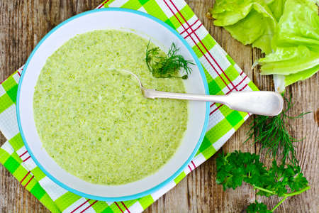 Broccoli Cream Soup Studio Photoの写真素材