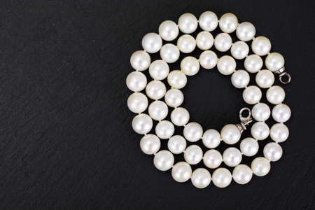 Pearl Necklace Studio Photoの写真素材