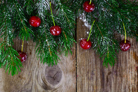 Abstract Christmas Natural Background in Grey Boards Stuidio Photoの写真素材