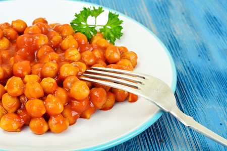 Chickpea in Curry Studio Photoの写真素材