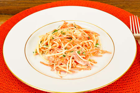 Salad of Celery Root or Radish, Carrot and Yogurt Natural Studio Photoの写真素材