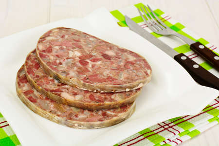 Saltisons, Brawn Homemade Ham Studio Photoの写真素材