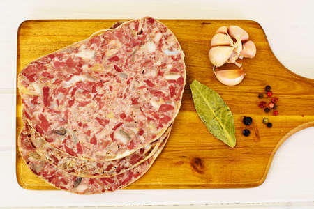 Saltisons, Brawn Homemade Ham Studio Photoの写真素材
