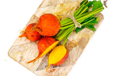 Fresh Raw Orange Beetroot, Beet. Studio Photoの写真素材