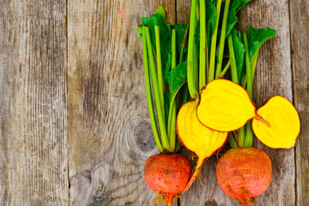 Fresh Raw Orange Beetroot, Beet. Studio Photoの写真素材