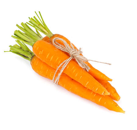 Fresh Juicy Orange Carrots Studio Photoの写真素材