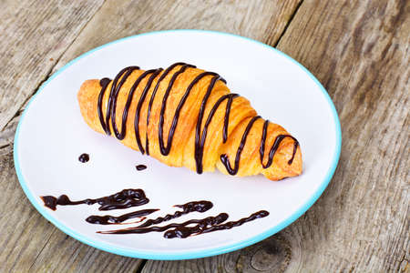 Tasty Sweet Croissant Studio Photoの写真素材
