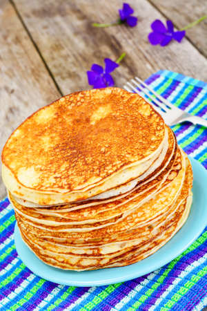 Tasty Pancakes Stack Studio Photoの写真素材
