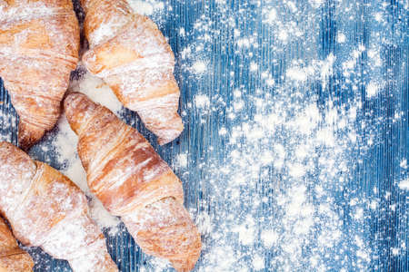 Tasty Sweet Croissant Studio Photoの写真素材