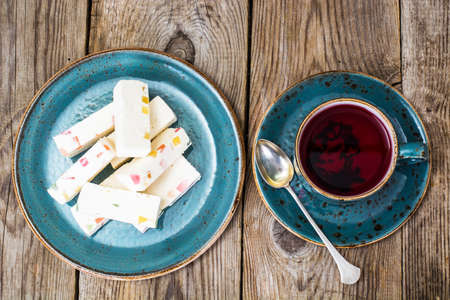 Pastilles with marmalade. Studio Photo