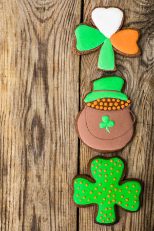 Homemade cakes on the day of St. Patrickの写真素材