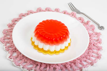 Dessert jelly layered color