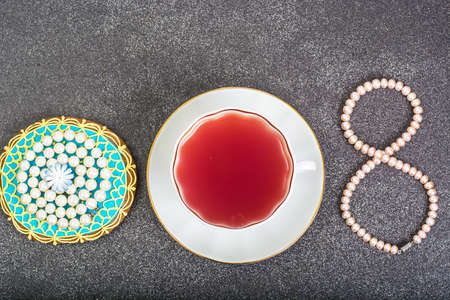 International Womens Day on 8 March PEARL giftの写真素材