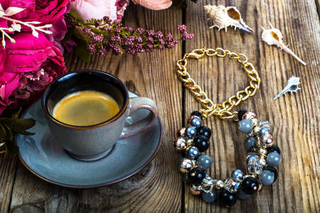 Jewelry gift on March 8の写真素材