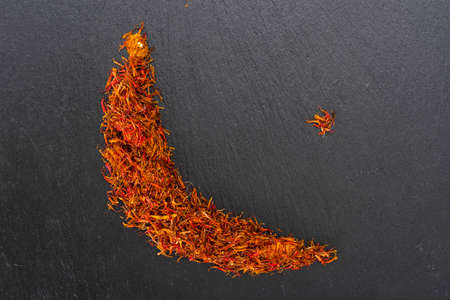 Expensive seasoning spice saffronの写真素材