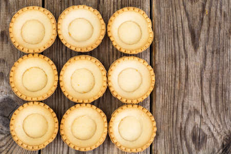 Antipasti tartlets with gentle mousseの写真素材