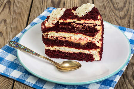 Traditional American Red Velvet Cakeの写真素材