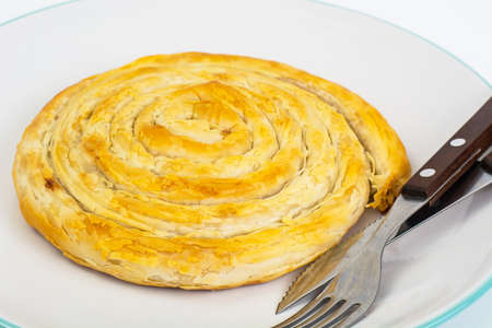Burek with meat. Turkish baked goodsの写真素材