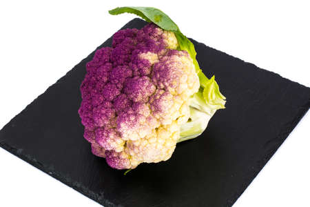 Cauliflower of violet colorの写真素材