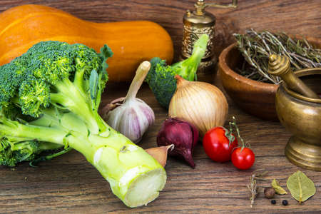 Different vegetables for cookingの写真素材