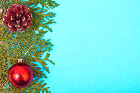 Card Template for christmas with place for textの写真素材