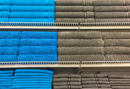 Bath towels of different colors. Studio Photoの写真素材