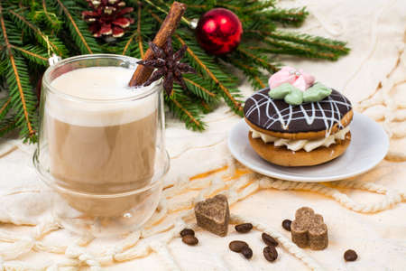 Delicious morning festive breakfastの写真素材