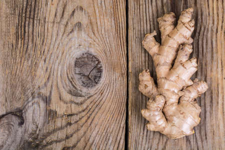 Oriental spices-the root of gingerの写真素材