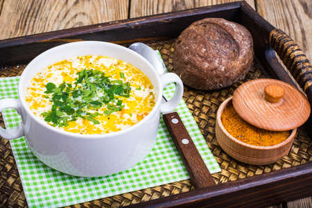 Milky vegetable diet soupの写真素材