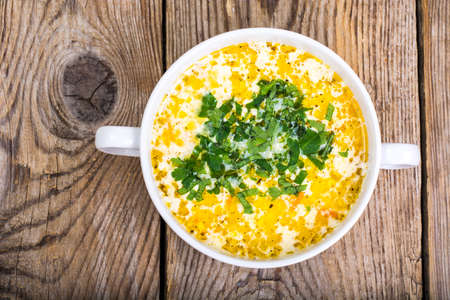 Milky vegetable diet soup