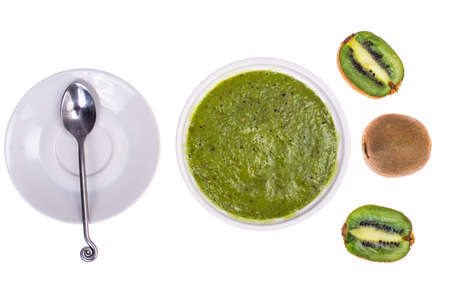 Kids menu of kiwiの写真素材