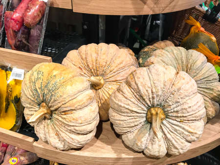 Pumpkin sweet ripe muscat for sale. Studio Photoの写真素材