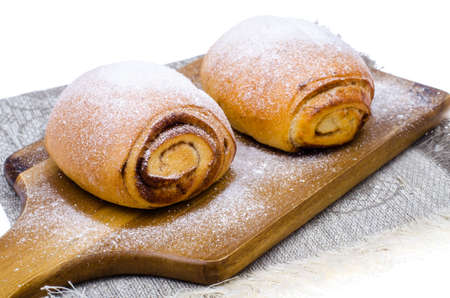 Fresh sweet tasty butter with cinnamon