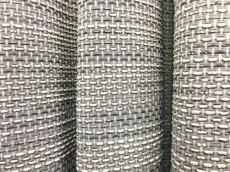 Fabrics of different colors for curtainsの写真素材