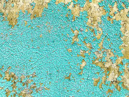 Paint peeling off wall. Studio Photoの写真素材