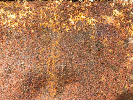 Surface, background, texture of rusty metal. Studio Photo