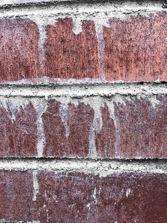 Wall of old brickwork