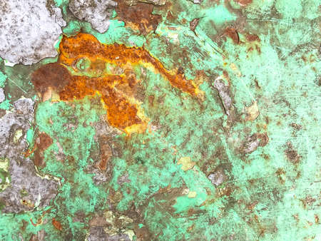 Surface, background, texture of rusty metalの写真素材