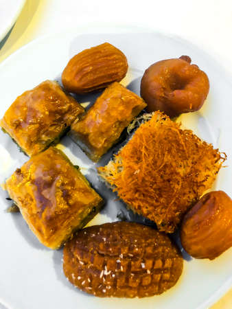 Traditional sweet dishes of Turkish cuisine