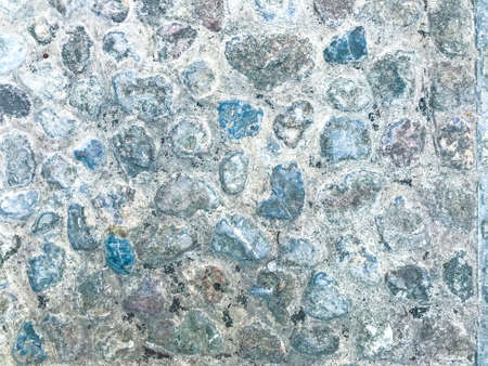 Texture, background, wall of large natural, untreated stones