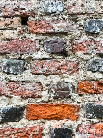 Old Vintage Grunge brick wallの写真素材