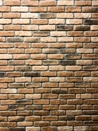 Brick wall element, background, texture. Studio Photo