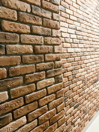 Brick wall element, background, texture. Studio Photo