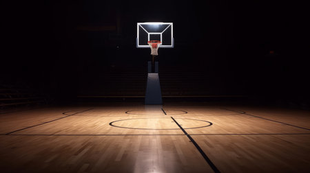 Basketball sport background. Illustration Generative AIの素材