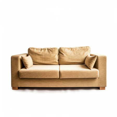 Modern sofa isolated. Illustration Generative AIの素材