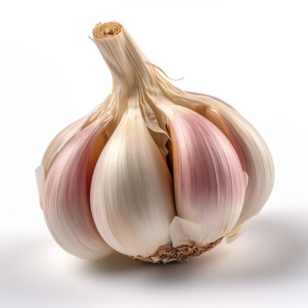 Garlic clove isolated. Illustration Generative AIの素材