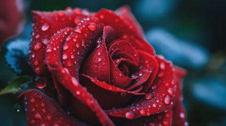 Red rose background. Illustration Generative AIの素材
