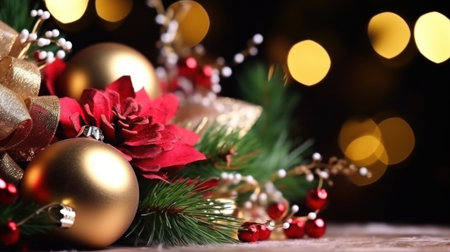 christmas holiday background large copyspace area.の素材