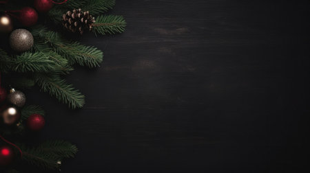 christmas holiday background large copyspace area.の素材