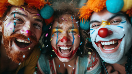 Lively snapshots reflecting the infectious laughter.の素材